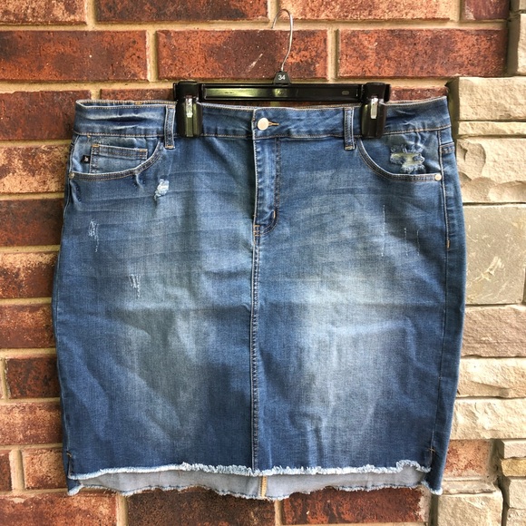 judy blue denim skirt